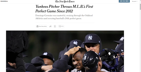 Perfect Game NYT